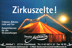 Zirkuszelte_Theater Metronom